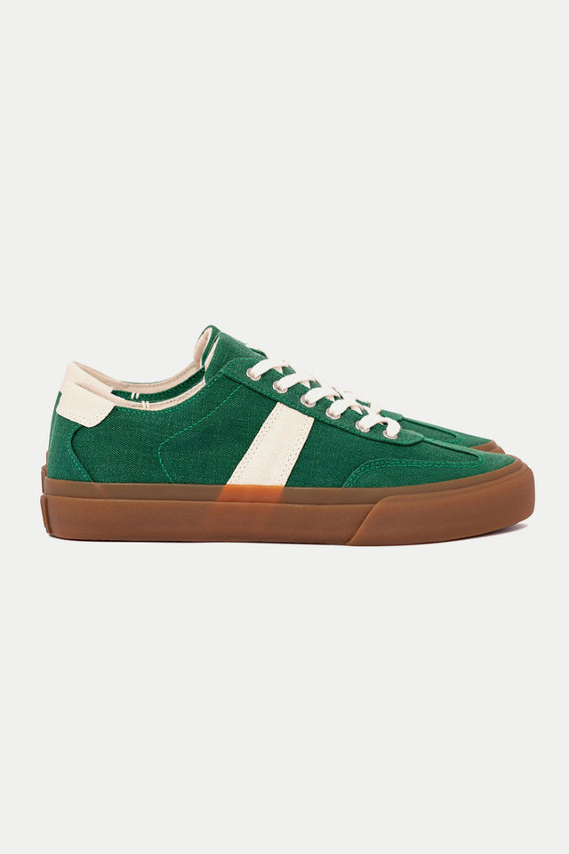 Collective Canvas Sage Ecru Veld Hemp Trainers Mens 