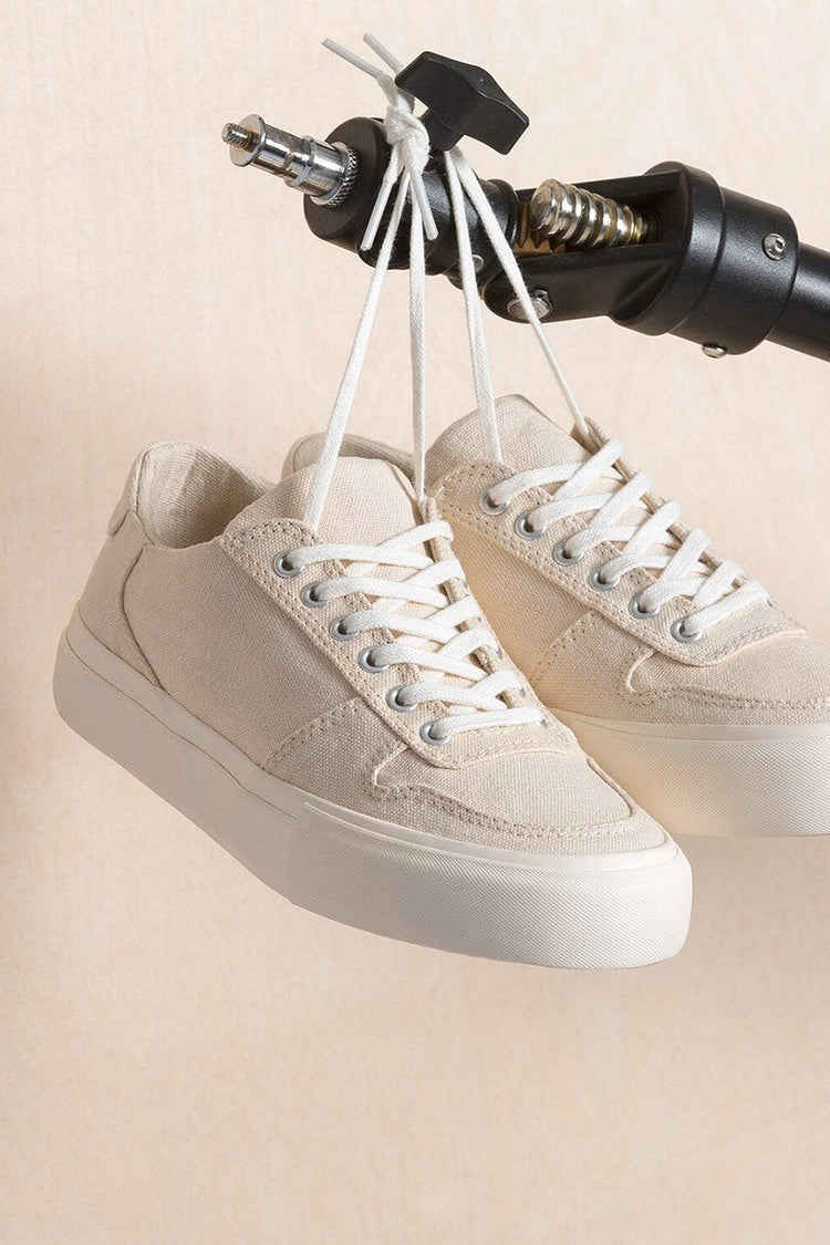 Collective Canvas Natural Bal Trainers Mens 