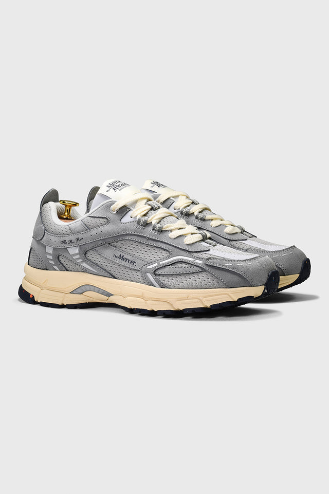 Grey The Re-Run Vintage Trainers Mens