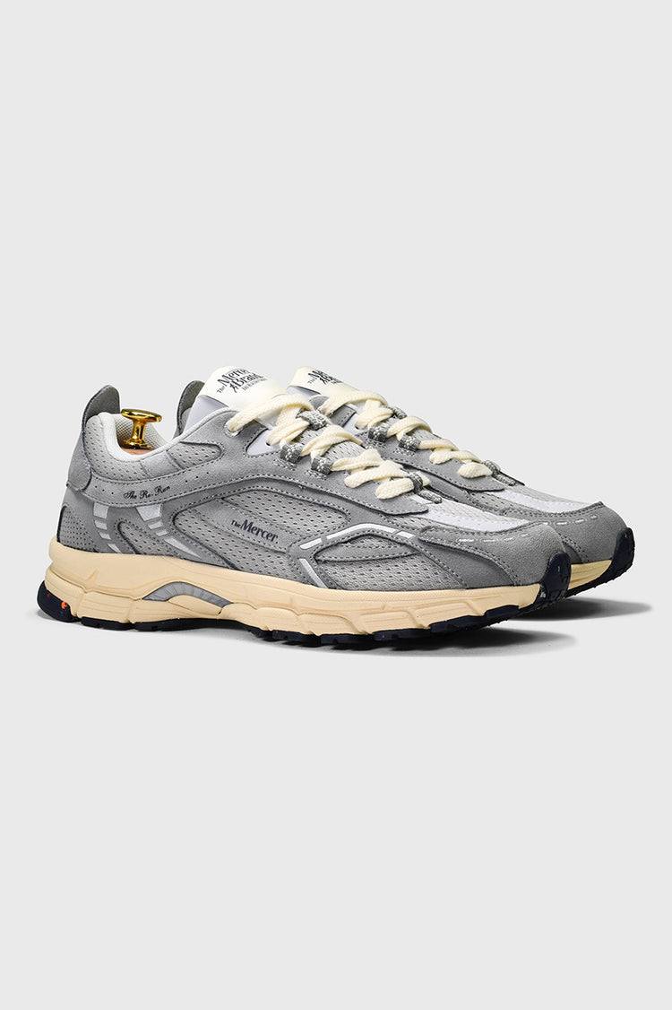 Grey The Re-Run Vintage Trainers Mens