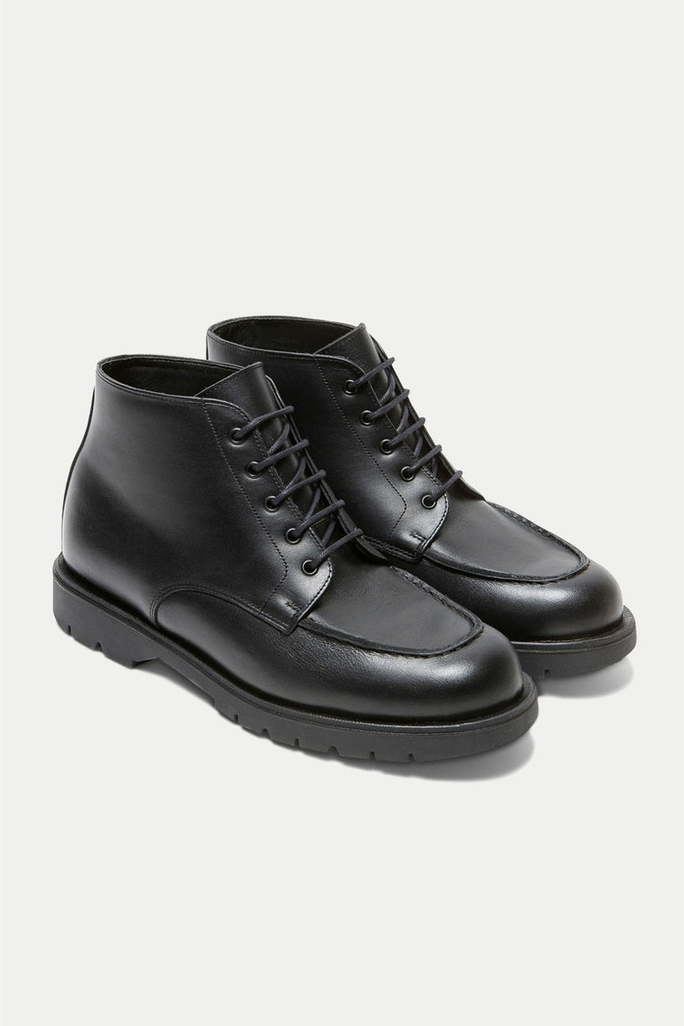 Kleman Black Oxal KP Lace Up Boots Mens 