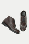 Kleman Brown Black Oxal KP Lace Up Boots Mens 