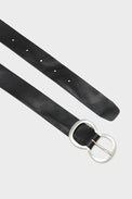 Bellerose Black Sabas Leather Belt 