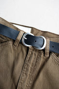 Bellerose Black Sabas Leather Belt 