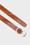 Bellerose Cognac Sabas Leather Belt 