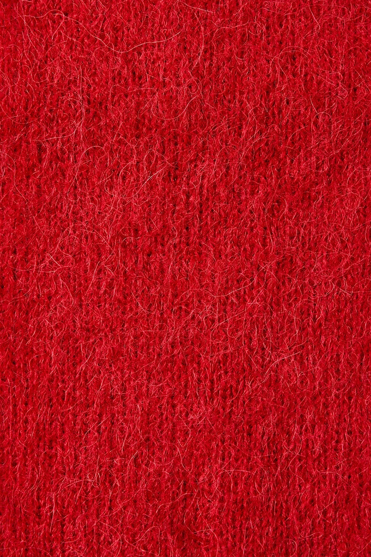 Equestrian Red Fiona Alpaca Blend Scarf