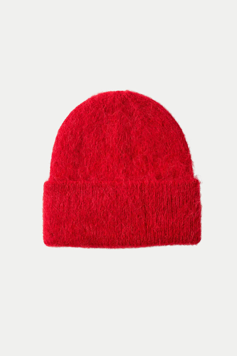 Equestrian Red Fiona Alpaca Blend Beanie