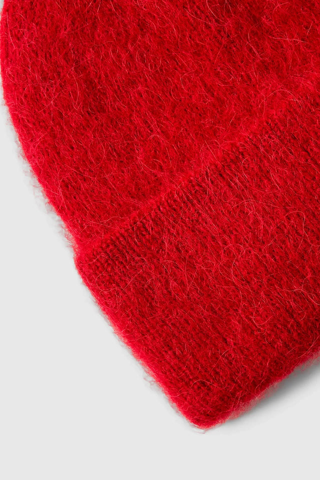 Equestrian Red Fiona Alpaca Blend Beanie