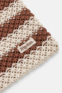 Rhythm Caramel Cove Stripe Crochet Tote Bag 