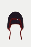 The Tiny Big Sister Navy Earflap Beanie 