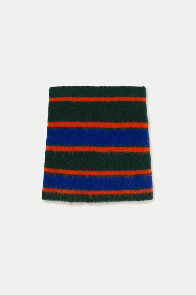 The Tiny Big Sister Bottle Green Stripes Scarf 