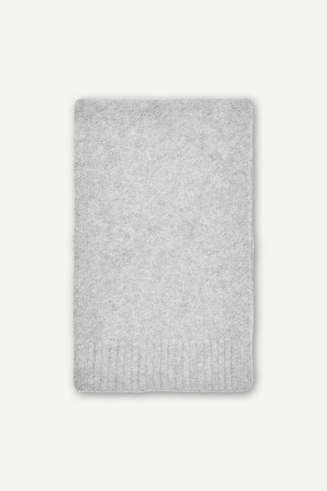 Light Grey Melange Sajeanne Scarf