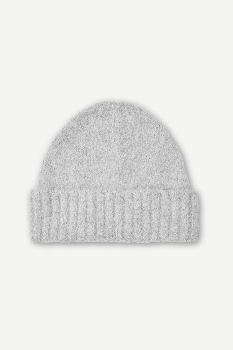 Light Grey Melange Sajeanne Beanie