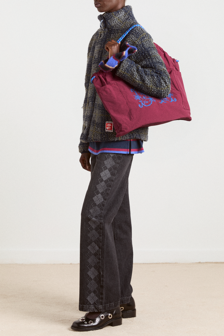 Burgundy Wilma Techy Shopper Bag