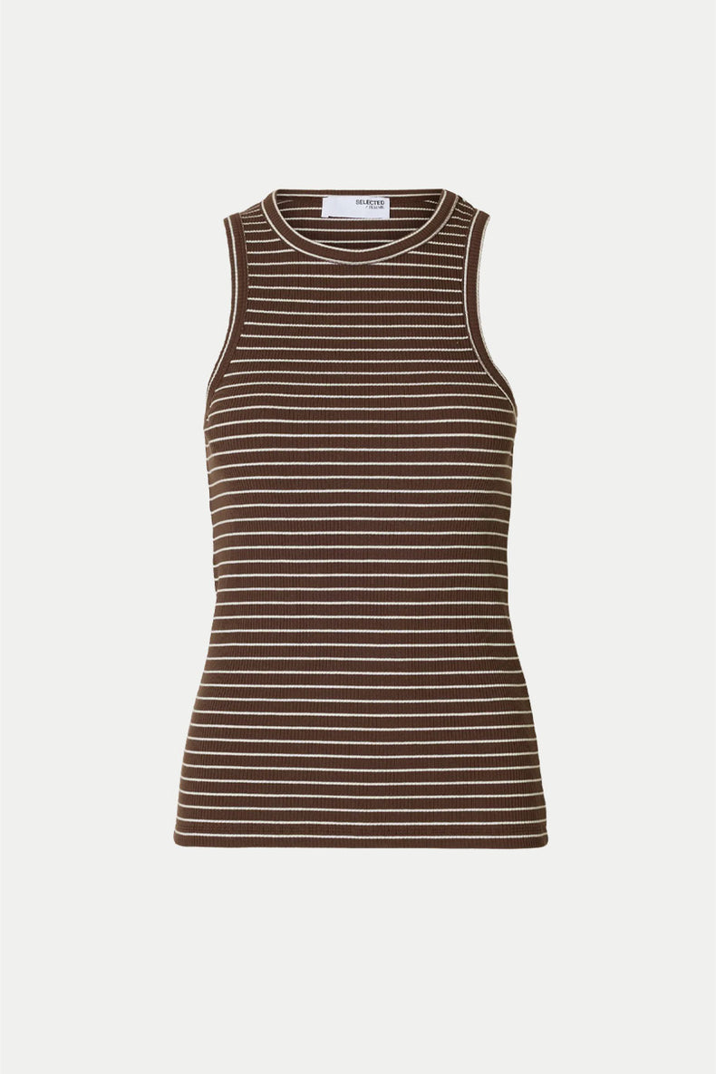 Chestnut Anna Striped Tank Top