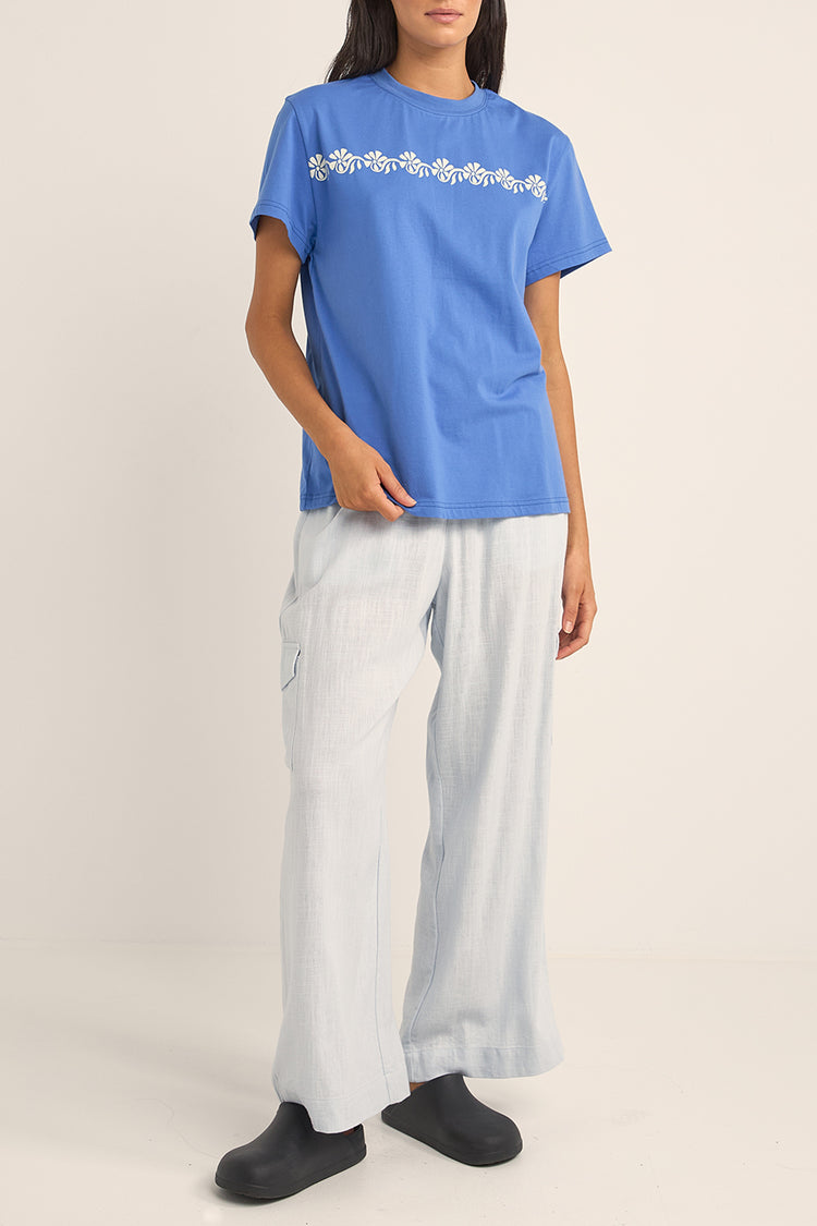 Blue Amalfi Cargo Pants