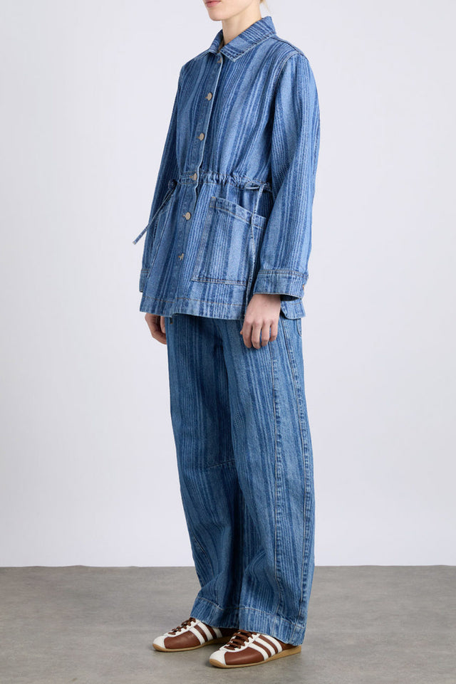 Blue Laser Stripe Felix Jeans