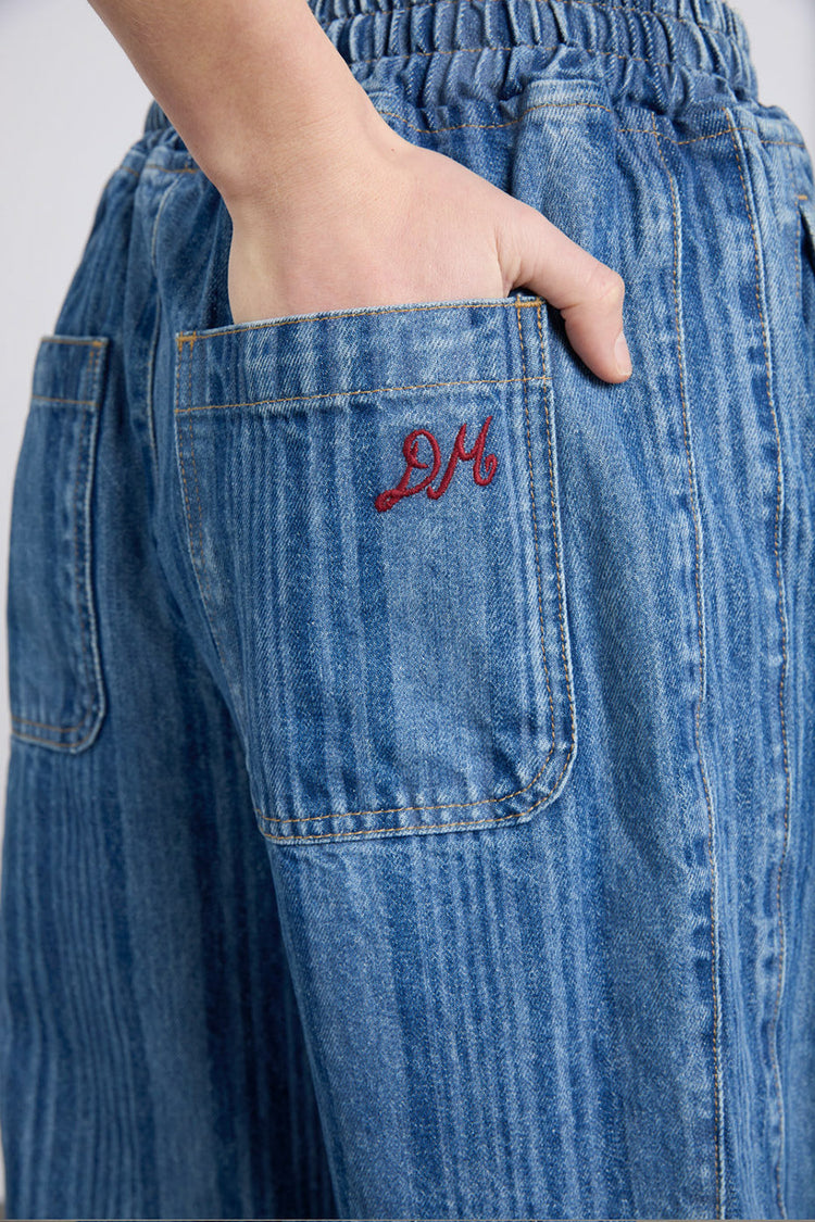 Blue Laser Stripe Felix Jeans