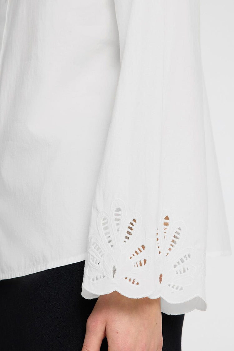 White Dahlia Broderie Anglaise Shirt