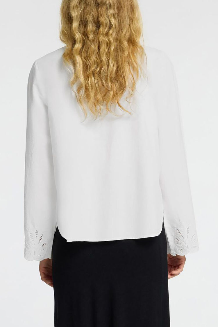 White Dahlia Broderie Anglaise Shirt