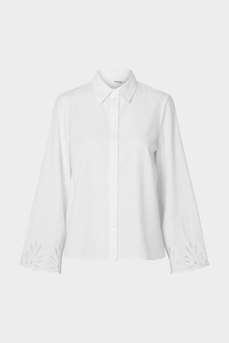 White Dahlia Broderie Anglaise Shirt