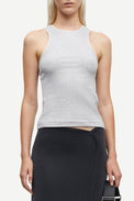 Samsøe Samsøe Light Grey Melange Sajune Tank Top 
