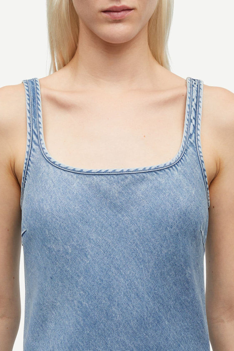 Samsøe Samsøe Denim Blue Sasunna Dress 
