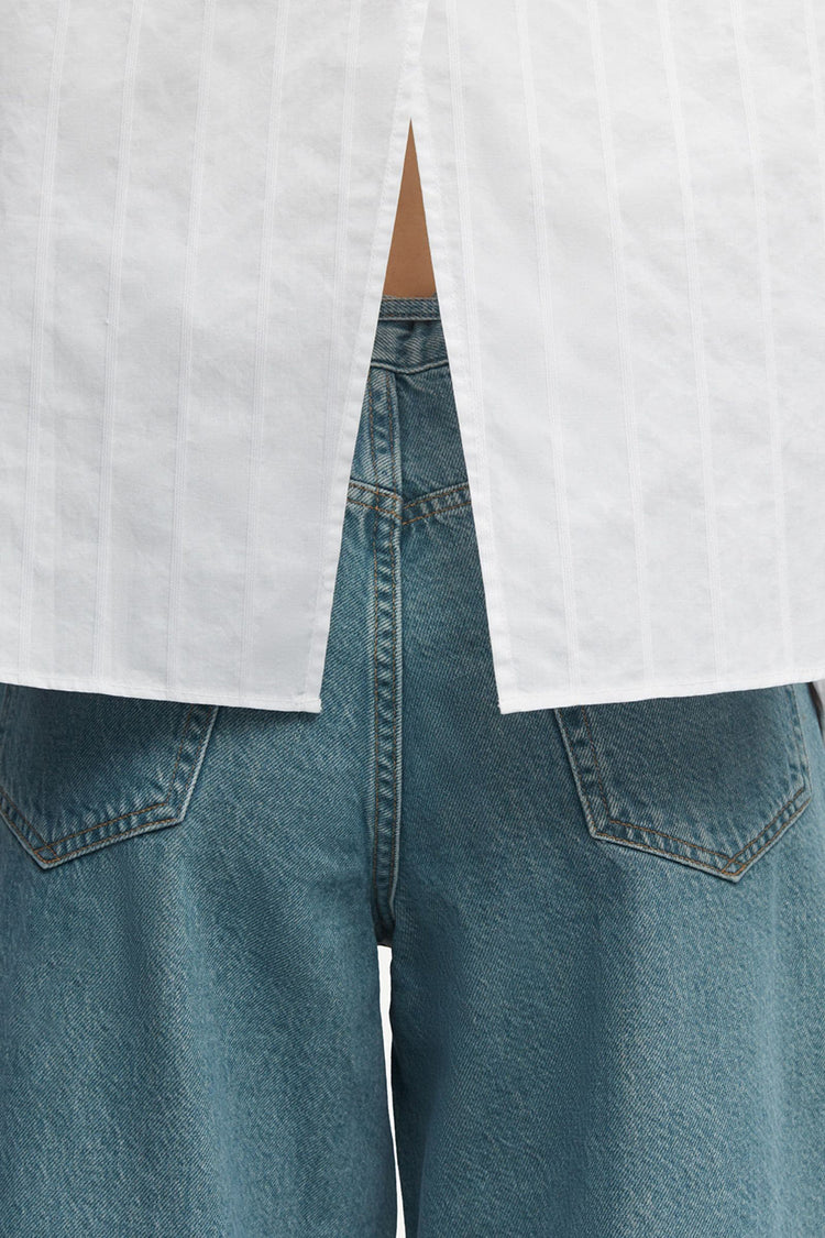 Samsøe Samsøe White Saatrani Shirt 