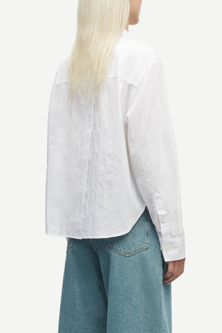 Samsøe Samsøe White Saatrani Shirt 