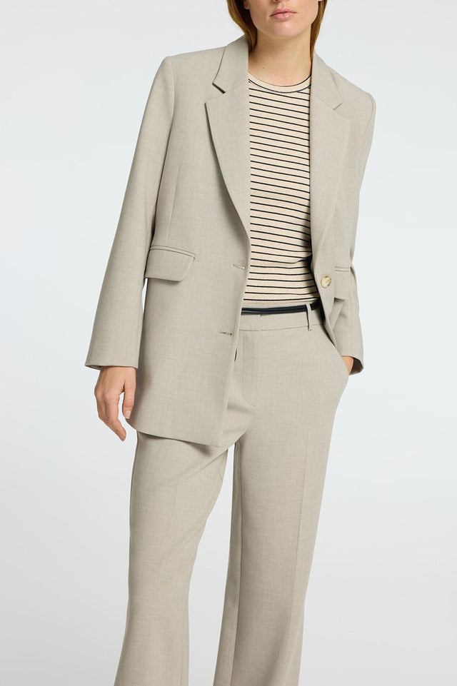 Selected Femme Oatmeal Anna Striped Tank Top 