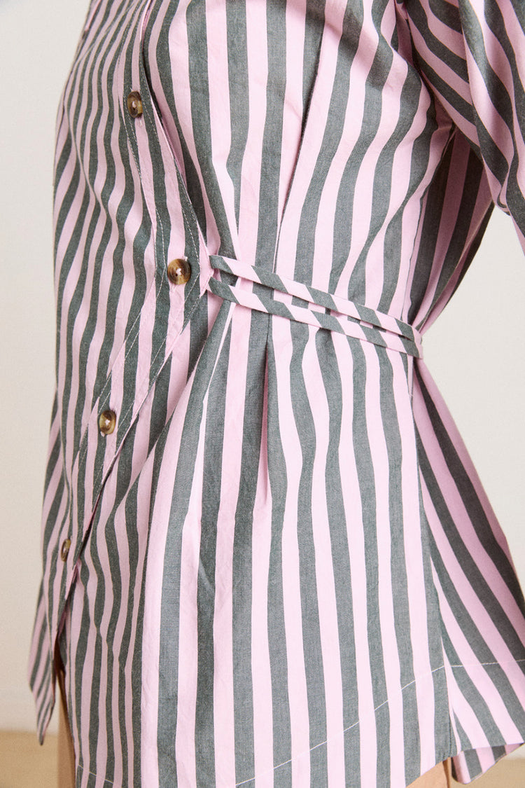 Damson Madder Garden Stripe Lux Shirt 