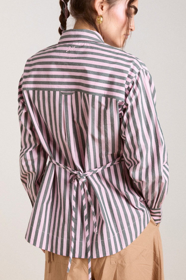 Damson Madder Garden Stripe Lux Shirt 