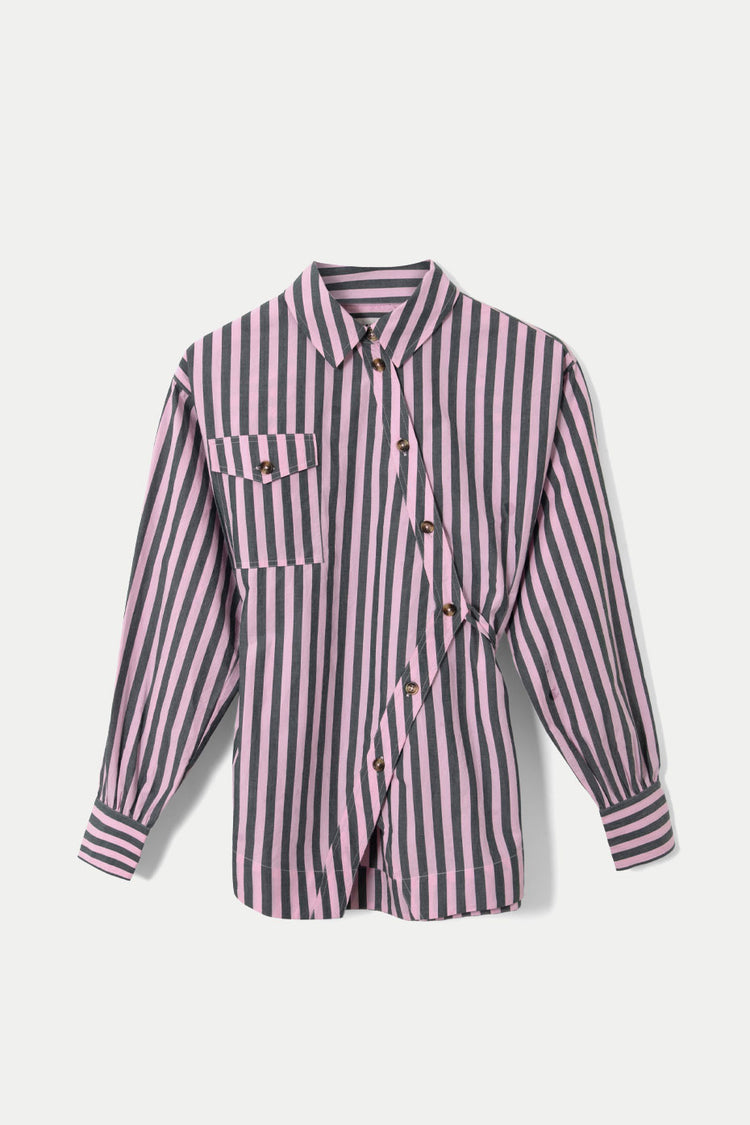 Damson Madder Garden Stripe Lux Shirt 
