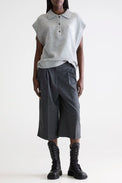 Bellerose Heather Grey Ameson Sleeveless Sweater 