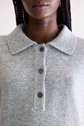 Bellerose Heather Grey Ameson Sleeveless Sweater 