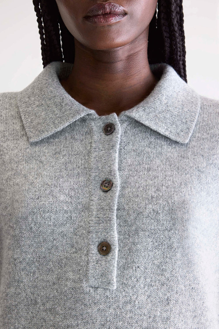 Bellerose Heather Grey Ameson Sleeveless Sweater 
