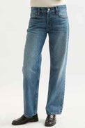 Dala Smoke Blue Alley Mid Rise Ankle Jeans 