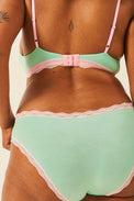Stripe & Stare Opal Mint Candyfloss Triangle Bra 