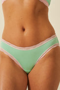 Stripe & Stare Opal Mint Candyfloss Classic Knicker 