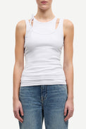 Samsøe Samsøe White Saclanton Top 7542 