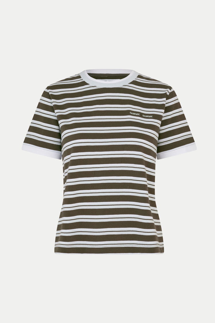 Samsøe Samsøe Turkish Coffee Stripe Sacamina Tee 15512 