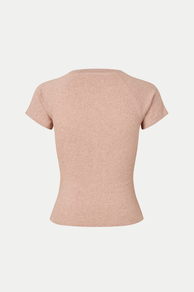 Samsøe Samsøe Cameo Rose Melange Salinn Tee 7542 