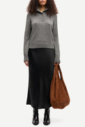 Samsøe Samsøe Dark Grey Melange Saelif Turtleneck 