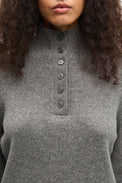 Samsøe Samsøe Dark Grey Melange Saelif Turtleneck 