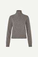 Samsøe Samsøe Dark Grey Melange Saelif Turtleneck 