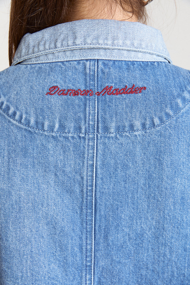 Damson Madder Blue Scarlett Rugby Shirt 