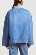Damson Madder Blue Scarlett Rugby Shirt 