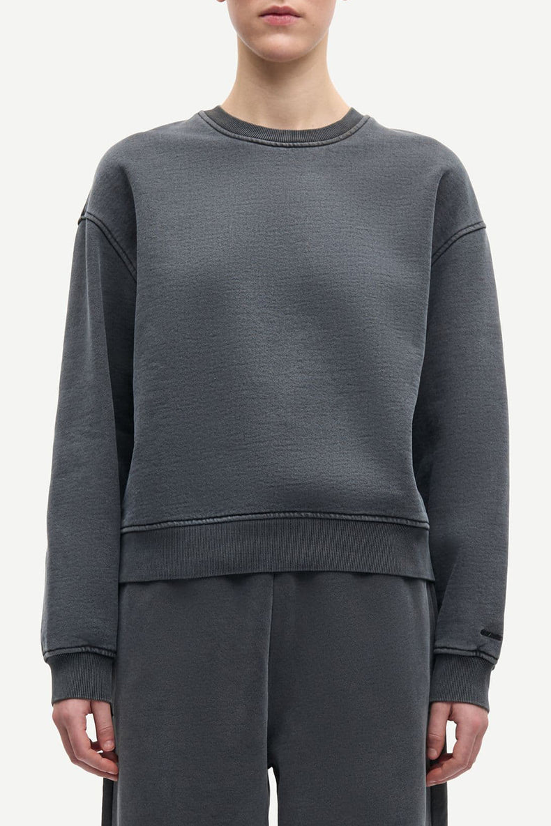 Samsøe Samsøe Charcoal Art Sava Sweatshirt 