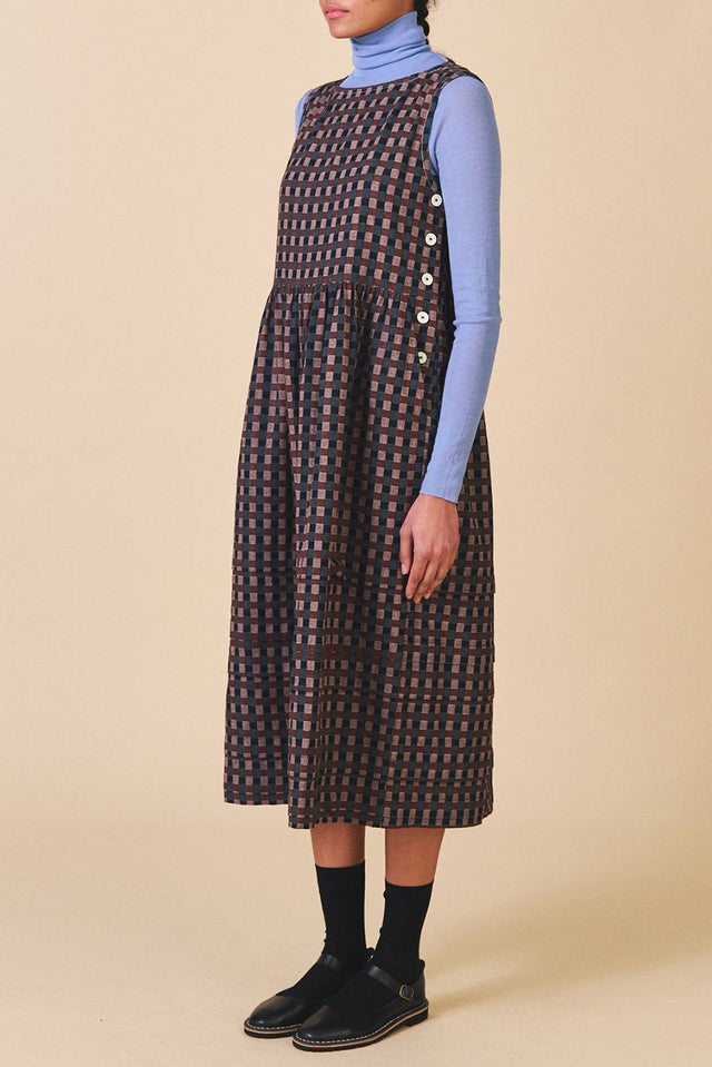 Sideline Check Pattern Robbie Dress 