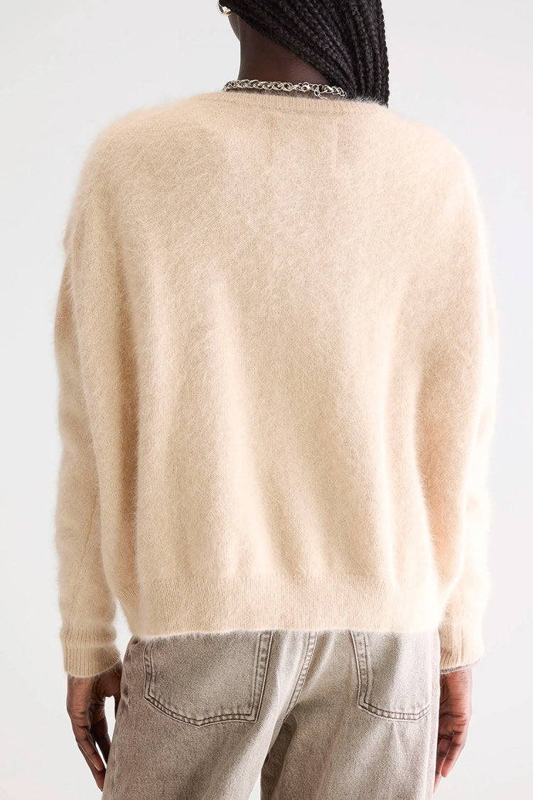 Bellerose Ivory Dathan Angora-Blend Cardigan 